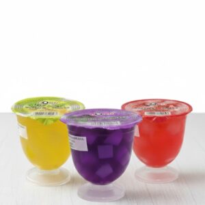 Goblet Fruit Jelly with Coconut & Boba | 125g (Pack of 30)