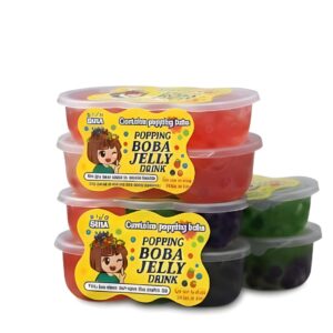 Popping Boba Jelly Drink | Fruity Snack